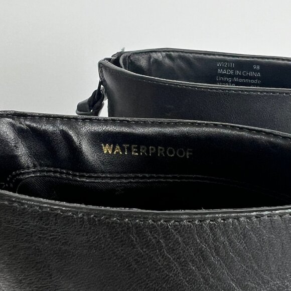 Cole Haan Waterproof Winnie Grand Booties Winter Boots Short Chunky Block Heel 9 - Picture 7 of 13